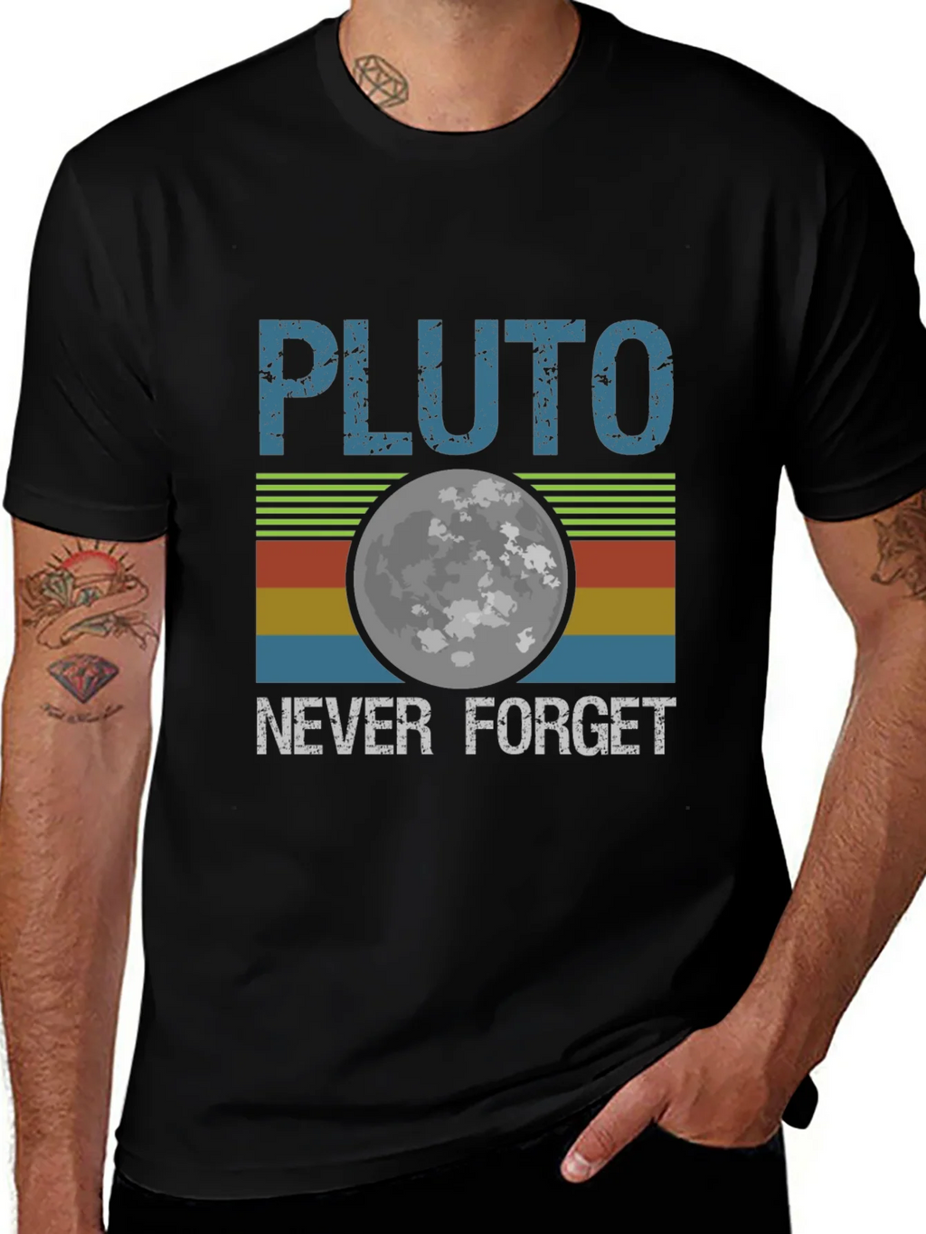 Pluto Never Forget Graphic T-Shirt product image 1