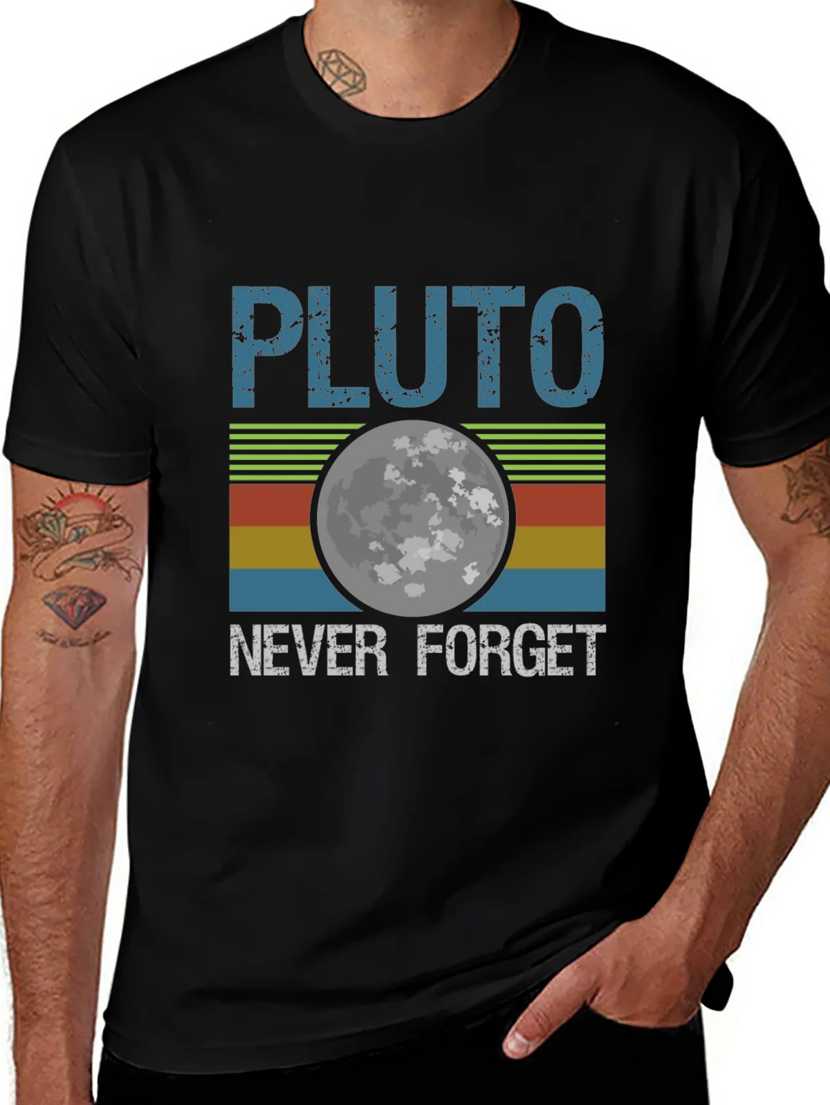 Pluto Never Forget Graphic T-Shirt product image 1