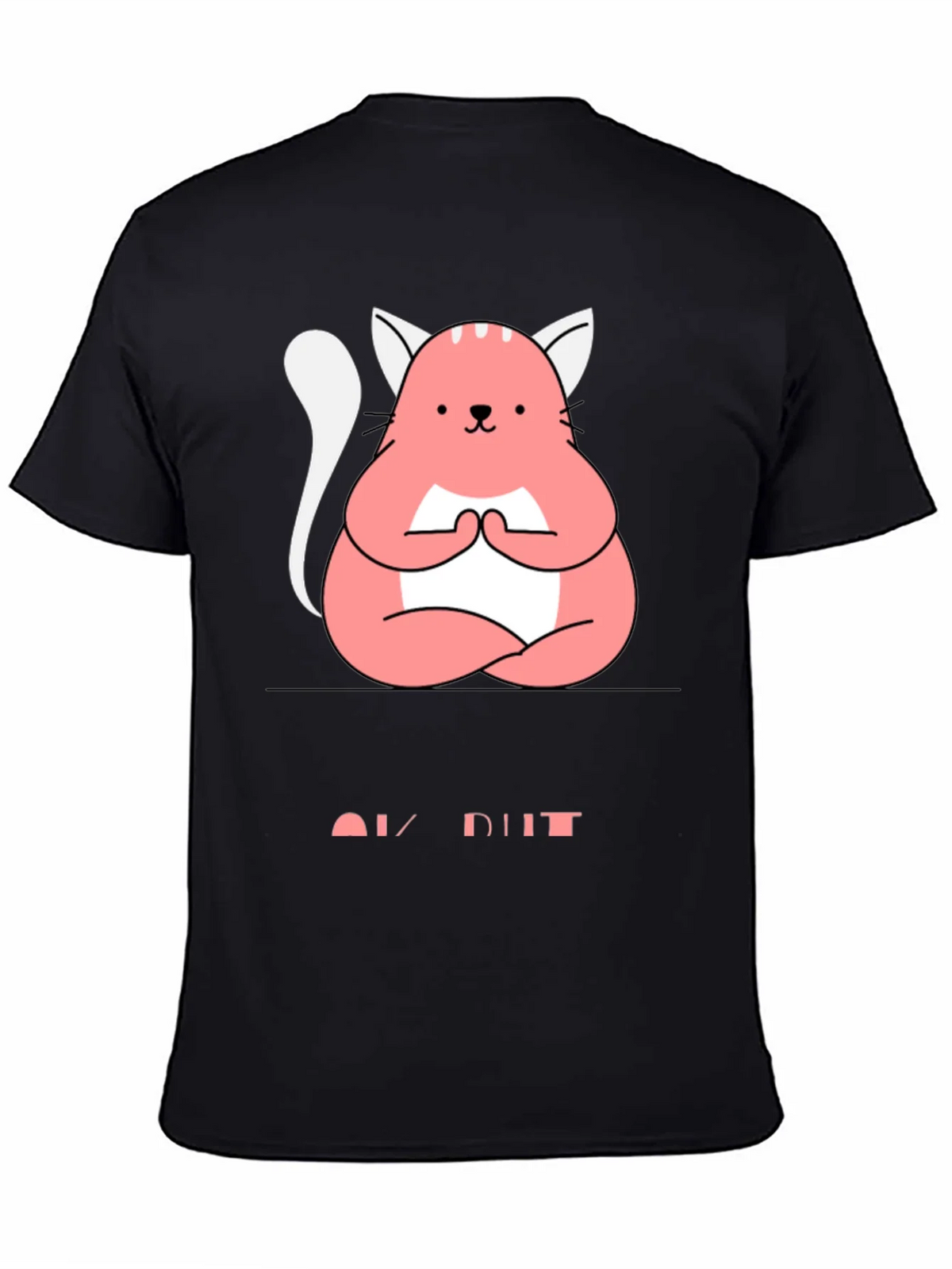 Meditating Cat Graphic Tee - Zen Style Comfort product image 4