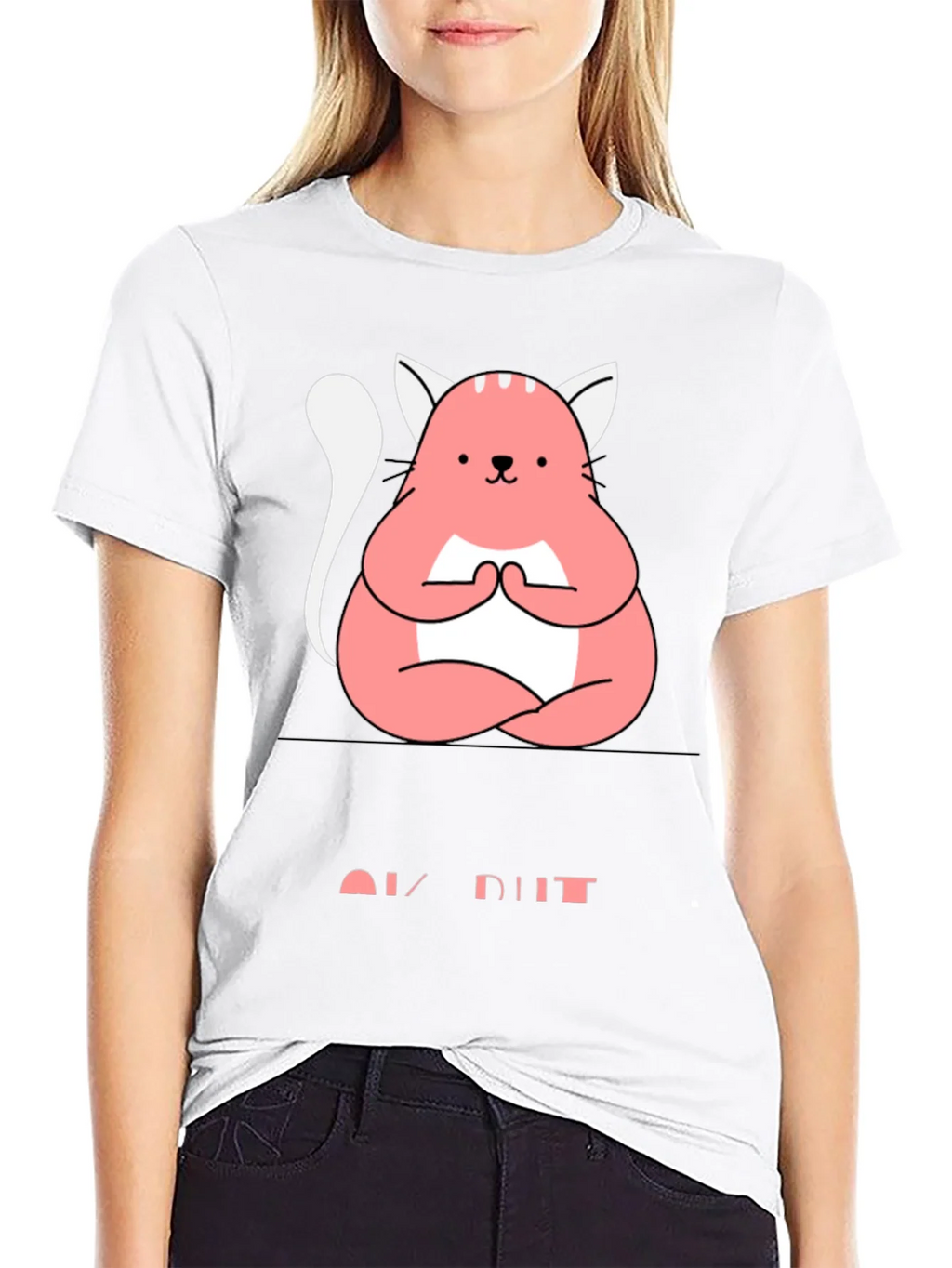 Meditating Cat Graphic Tee - Zen Style Comfort product image 7