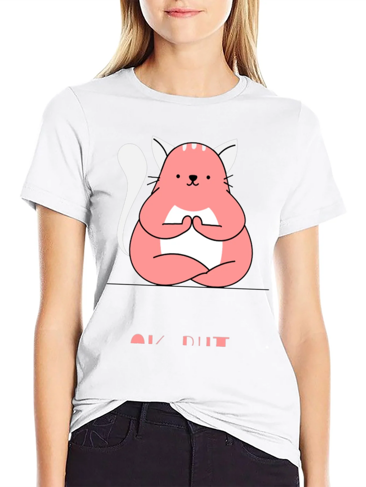 Meditating Cat Graphic Tee - Zen Style Comfort product image 7