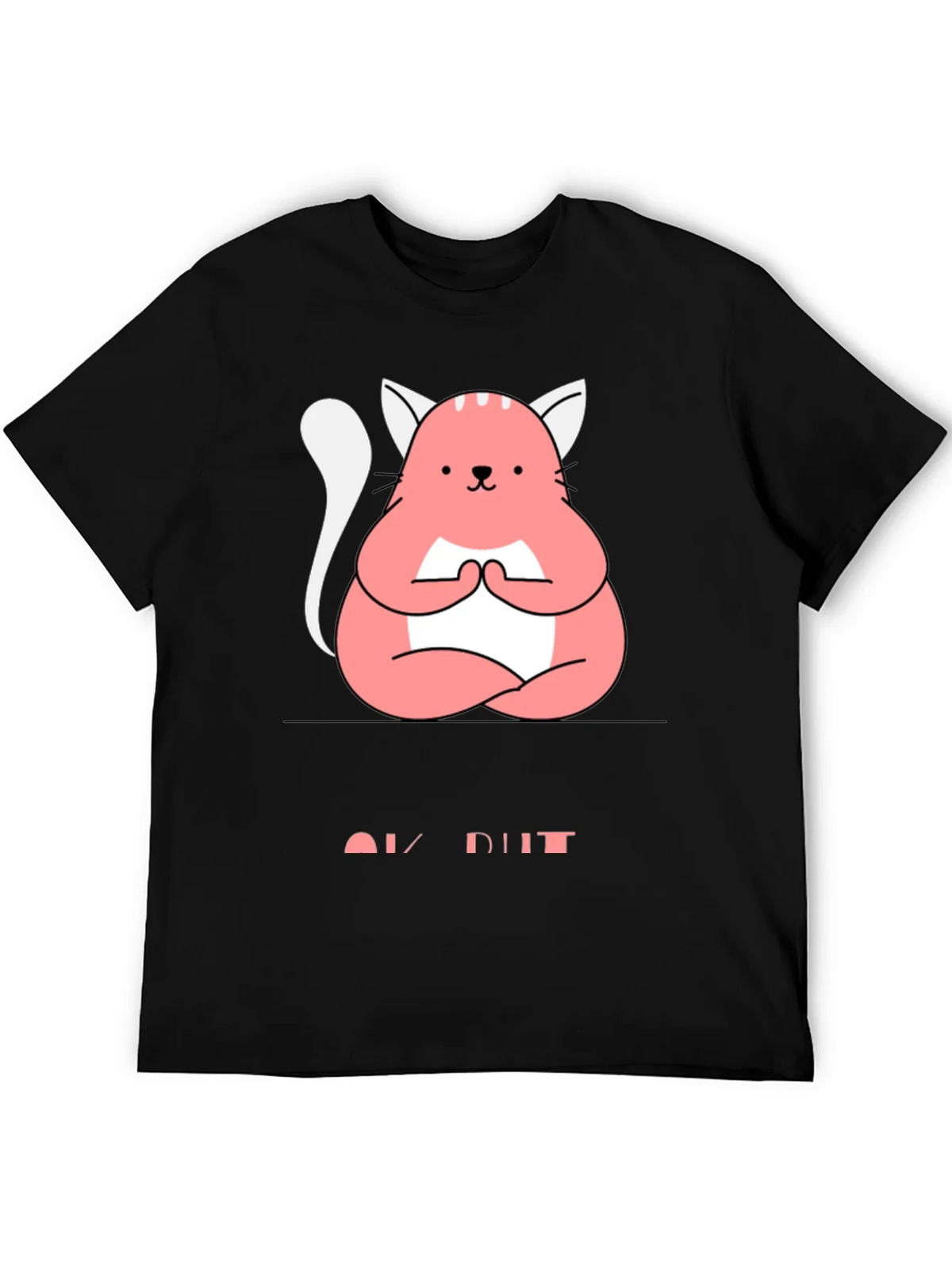 Meditating Cat Graphic Tee - Zen Style Comfort product image 5
