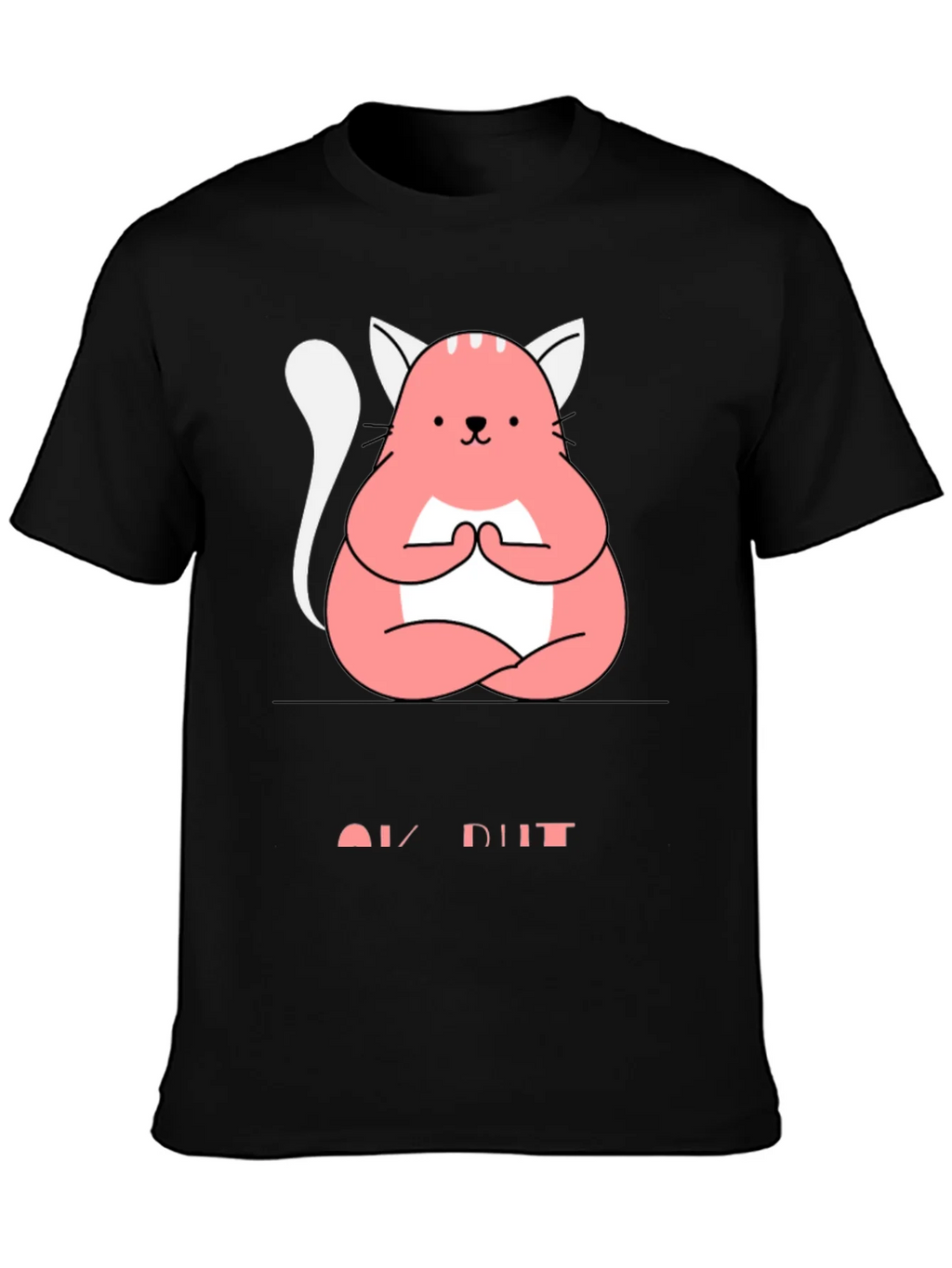 Meditating Cat Graphic Tee - Zen Style Comfort product image 3