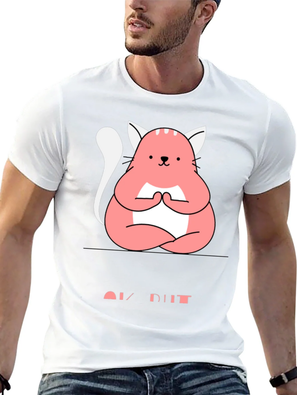 Meditating Cat Graphic Tee - Zen Style Comfort product image 11