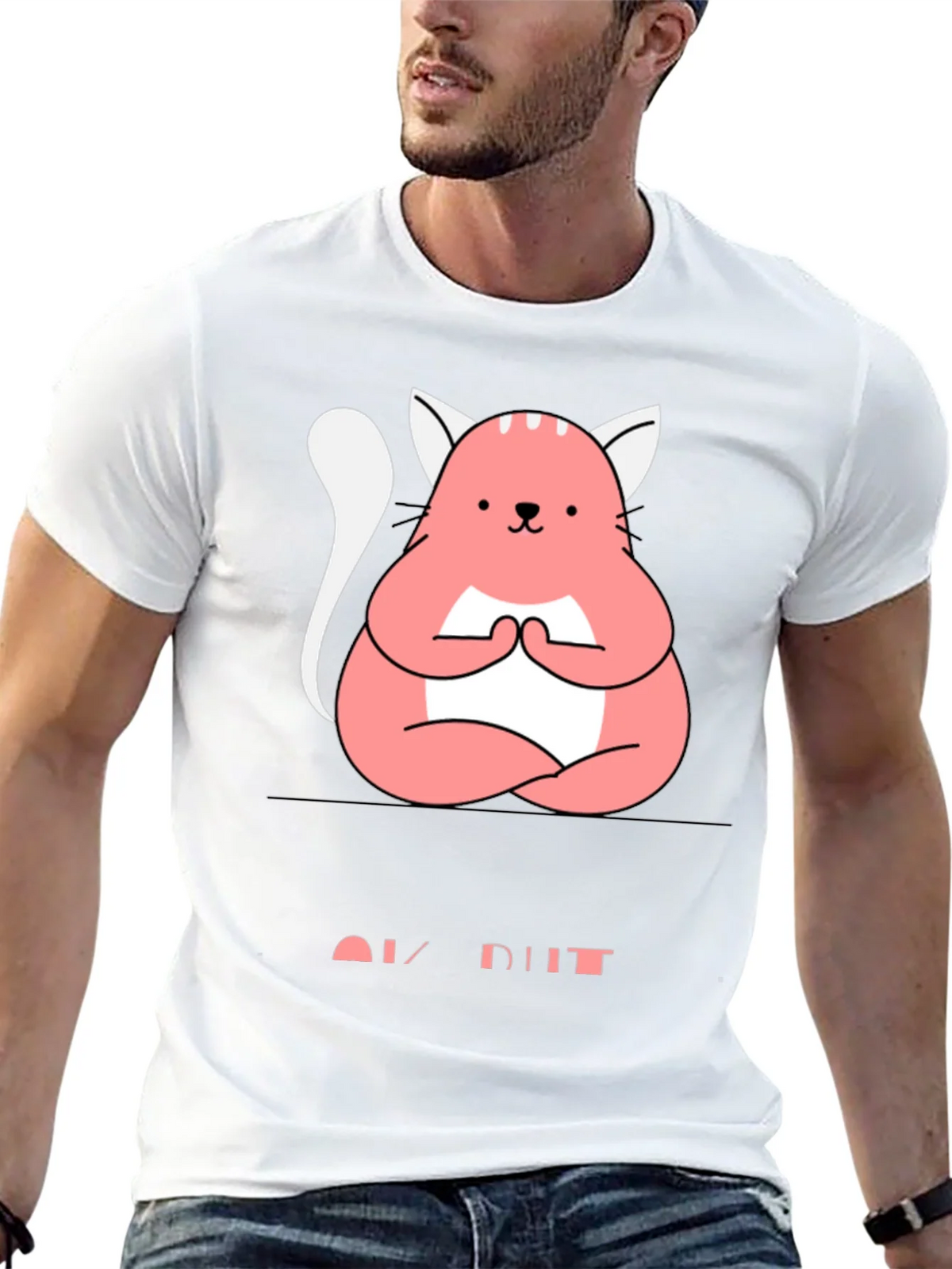 Meditating Cat Graphic Tee - Zen Style Comfort product image 11