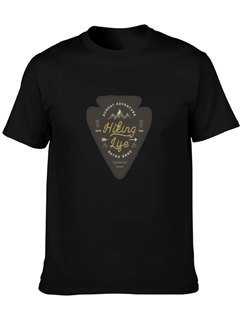 Hiking Life Graphic Tee - Retro Adventure Shirt product image 3