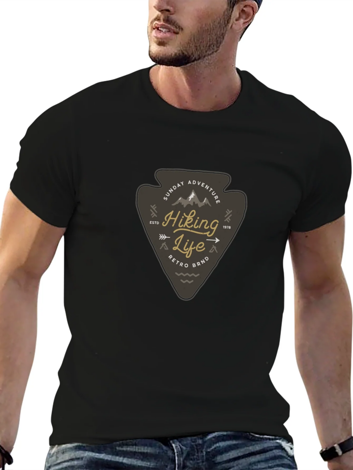 Hiking Life Graphic Tee - Retro Adventure Shirt product image 6