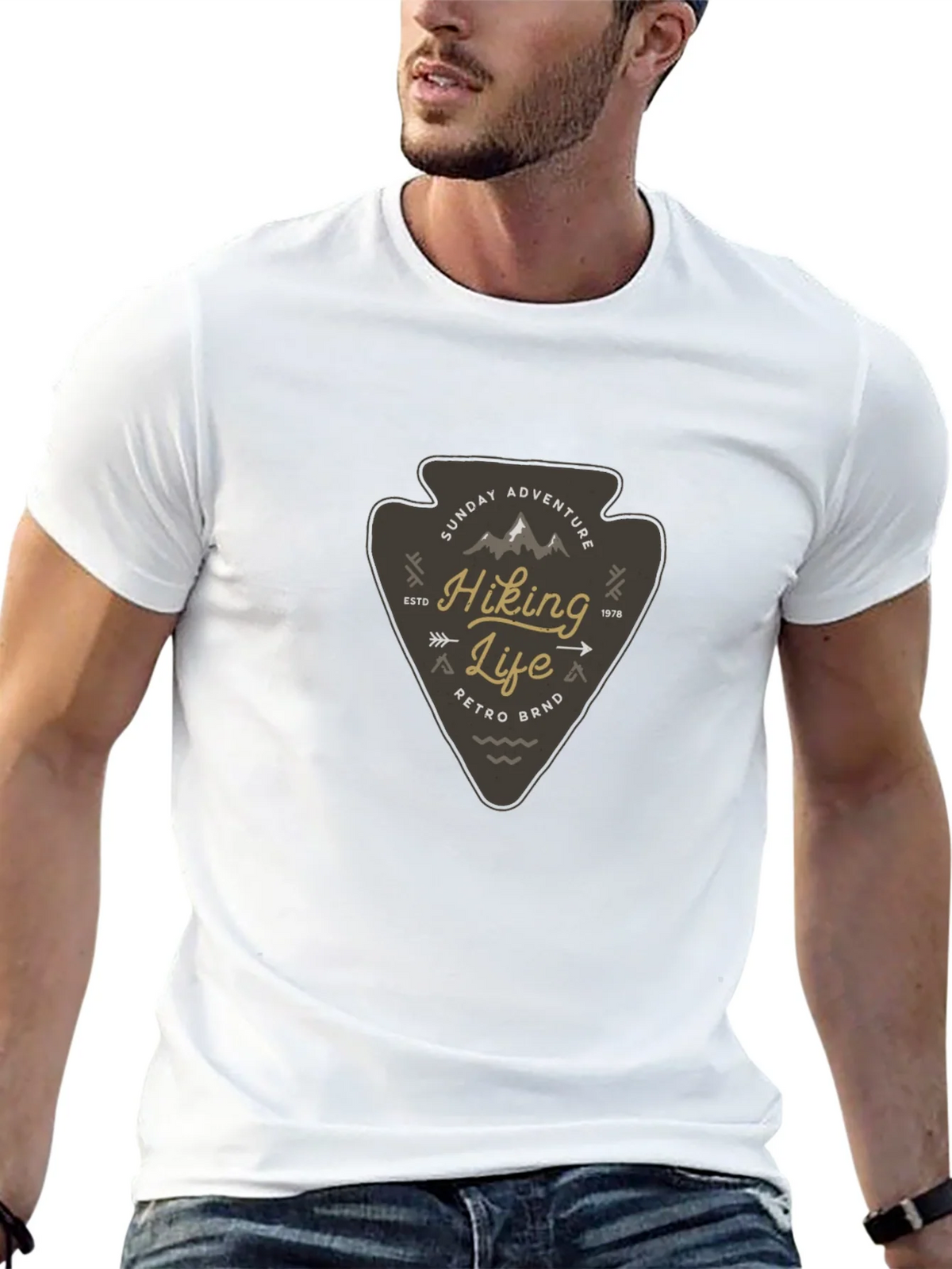 Hiking Life Graphic Tee - Retro Adventure Shirt product image 12