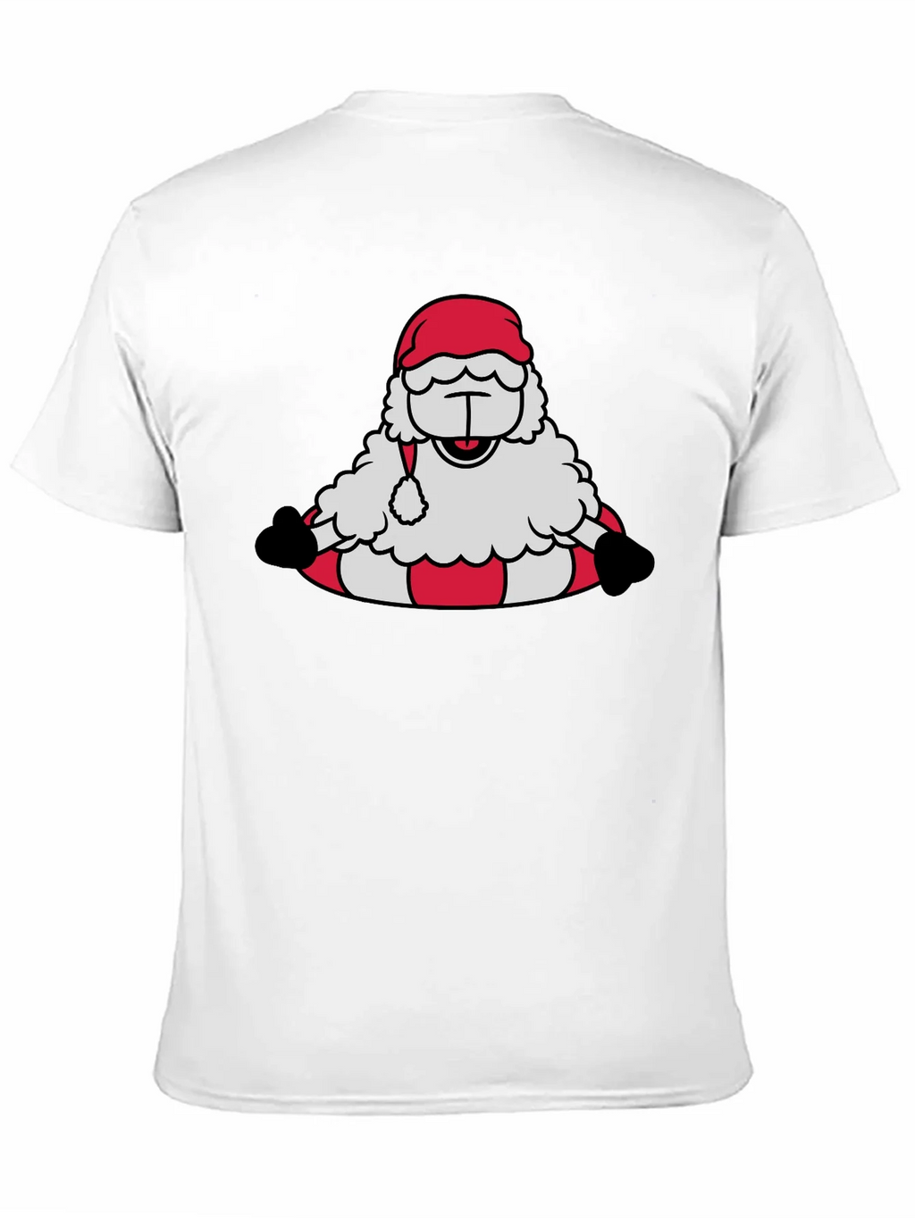 Santa Sheep Graphic Tee - Holiday T-Shirt product image 6