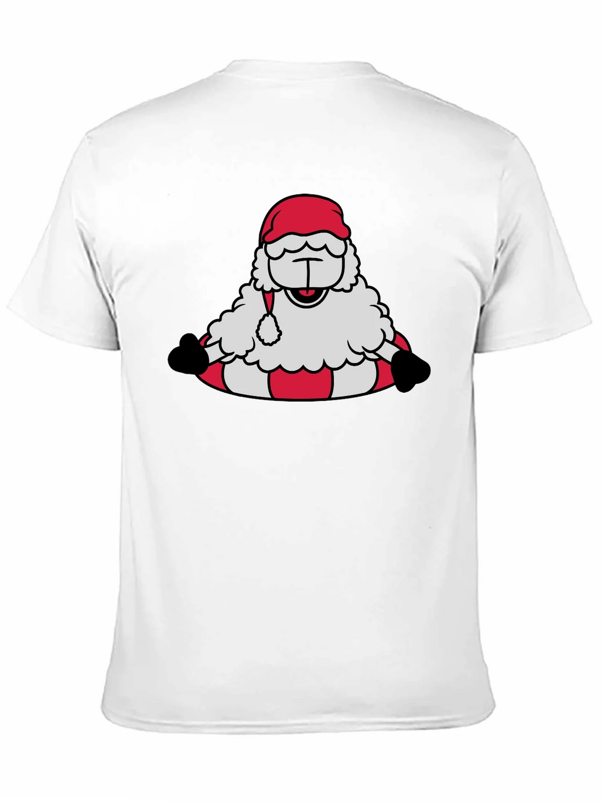 Santa Sheep Graphic Tee - Holiday T-Shirt product image 6