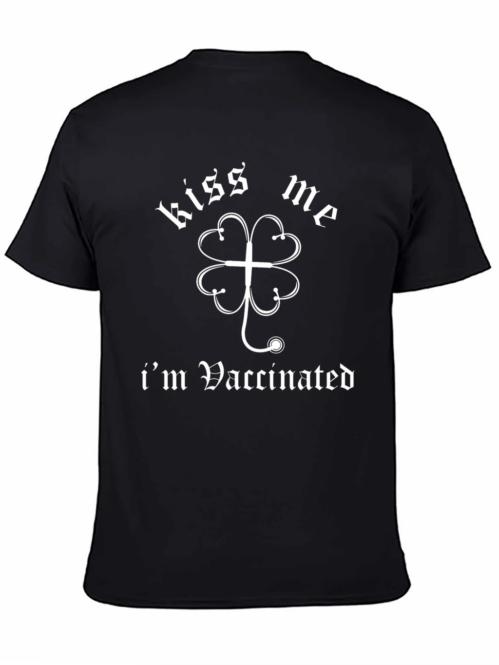 Kiss Me Im Vaccinated St. Patricks Day T-Shirt product image 4