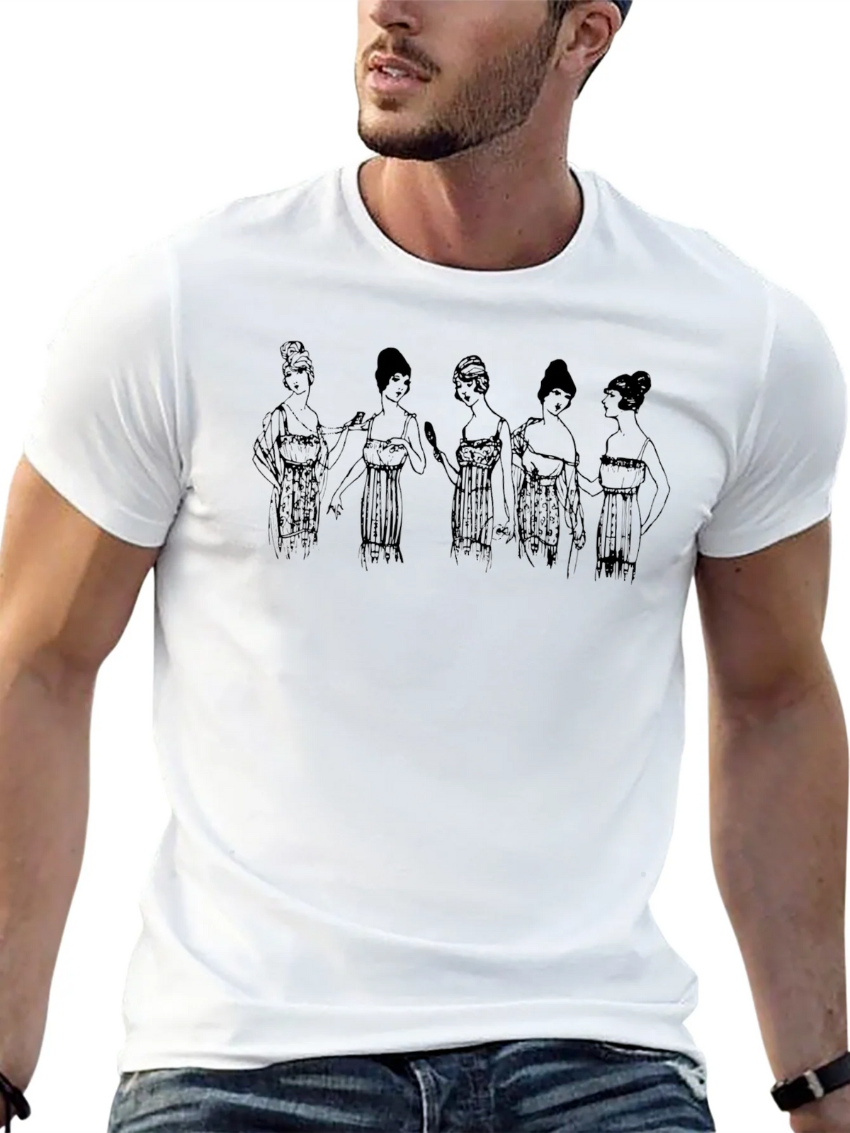 Vintage Women Graphic Tee - Black product image 12