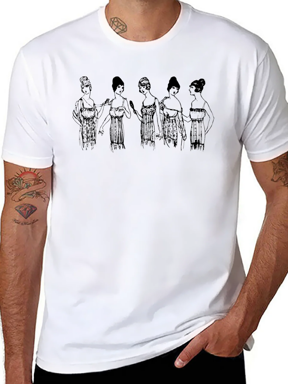Vintage Women Graphic Tee - Black product image 7