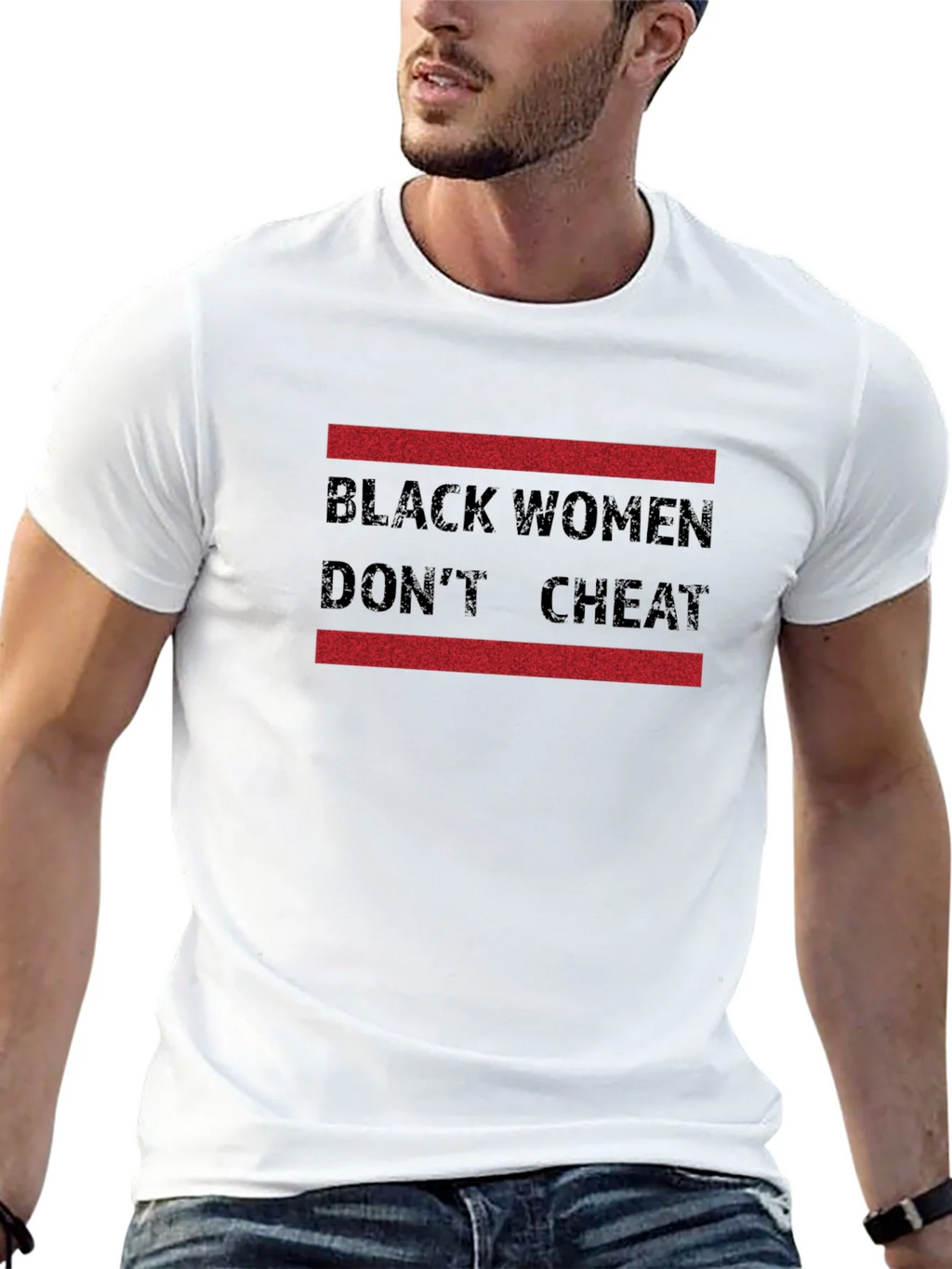 Black Women Dont Cheat Graphic Tee product image 12
