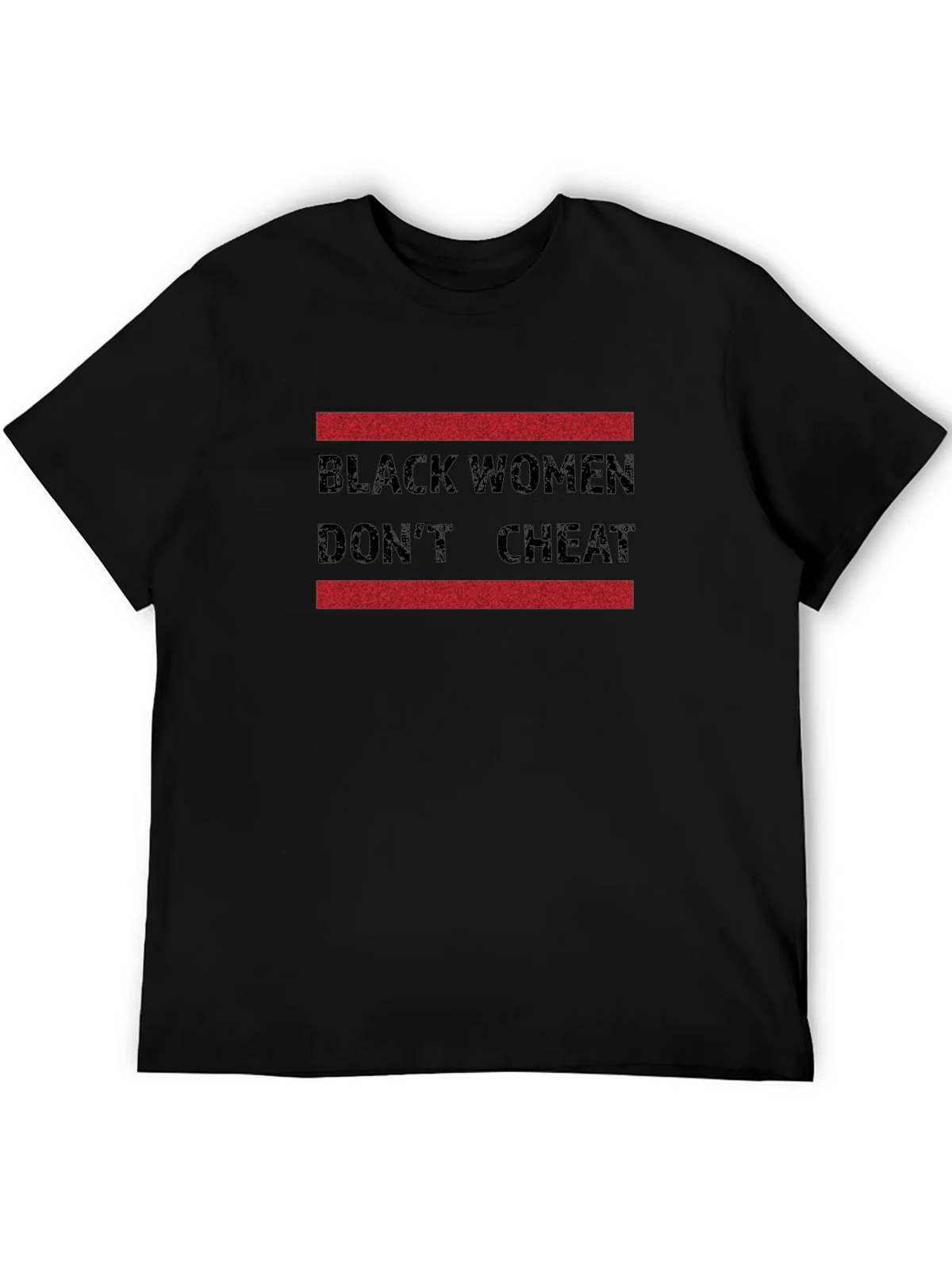 Black Women Dont Cheat Graphic Tee product image 5