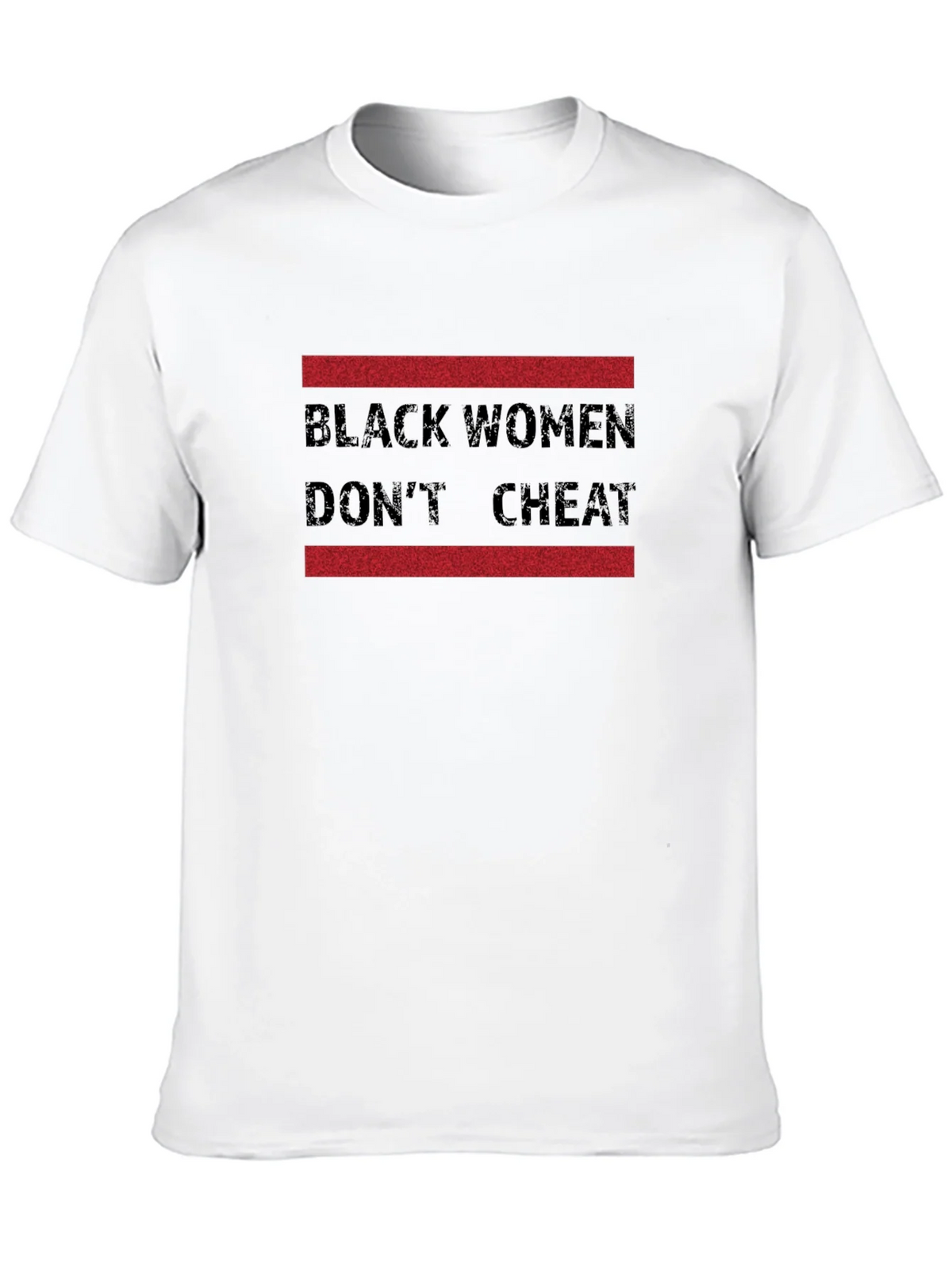 Black Women Dont Cheat Graphic Tee product image 9
