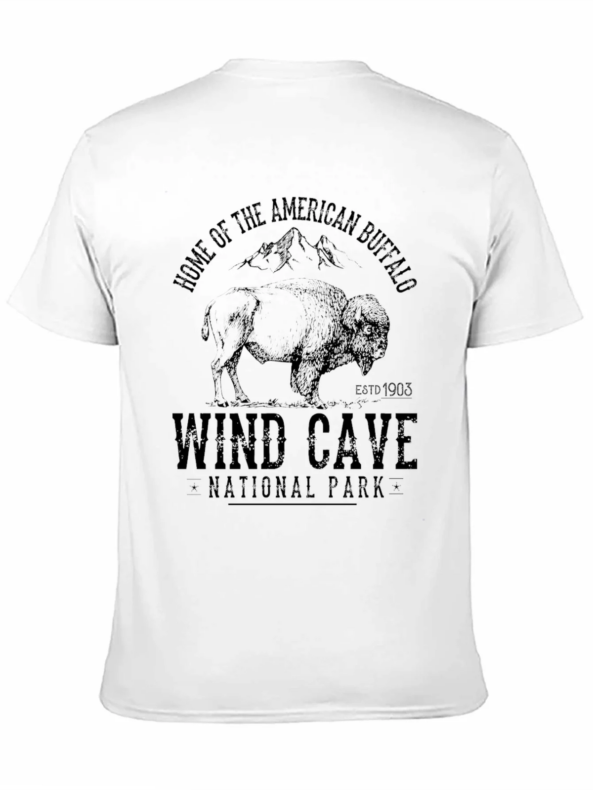 Wind Cave National Park Buffalo Graphic Tee product image 10