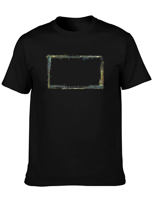 Abstract Framed Graphic Tee - Modern Artistic Design product image 2