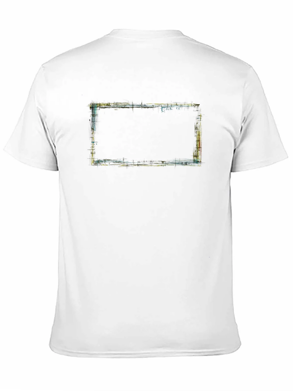 Abstract Framed Graphic Tee - Modern Artistic Design product image 9