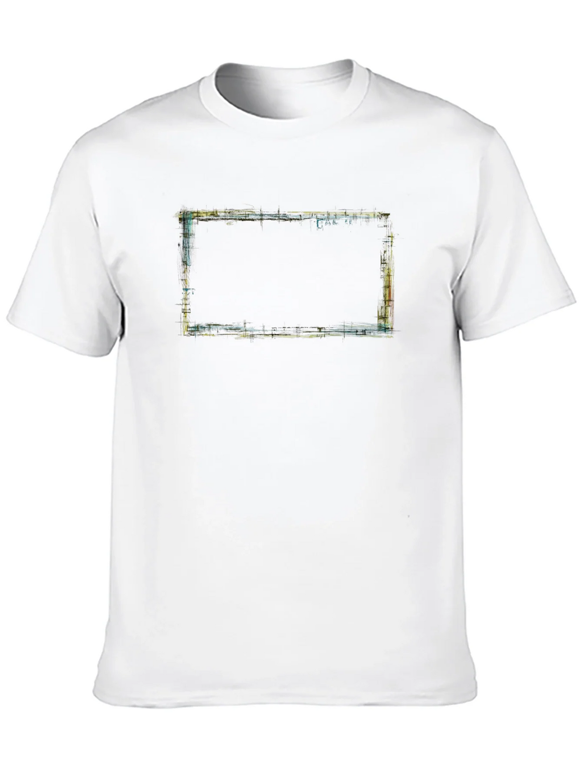 Abstract Framed Graphic Tee - Modern Artistic Design product image 8