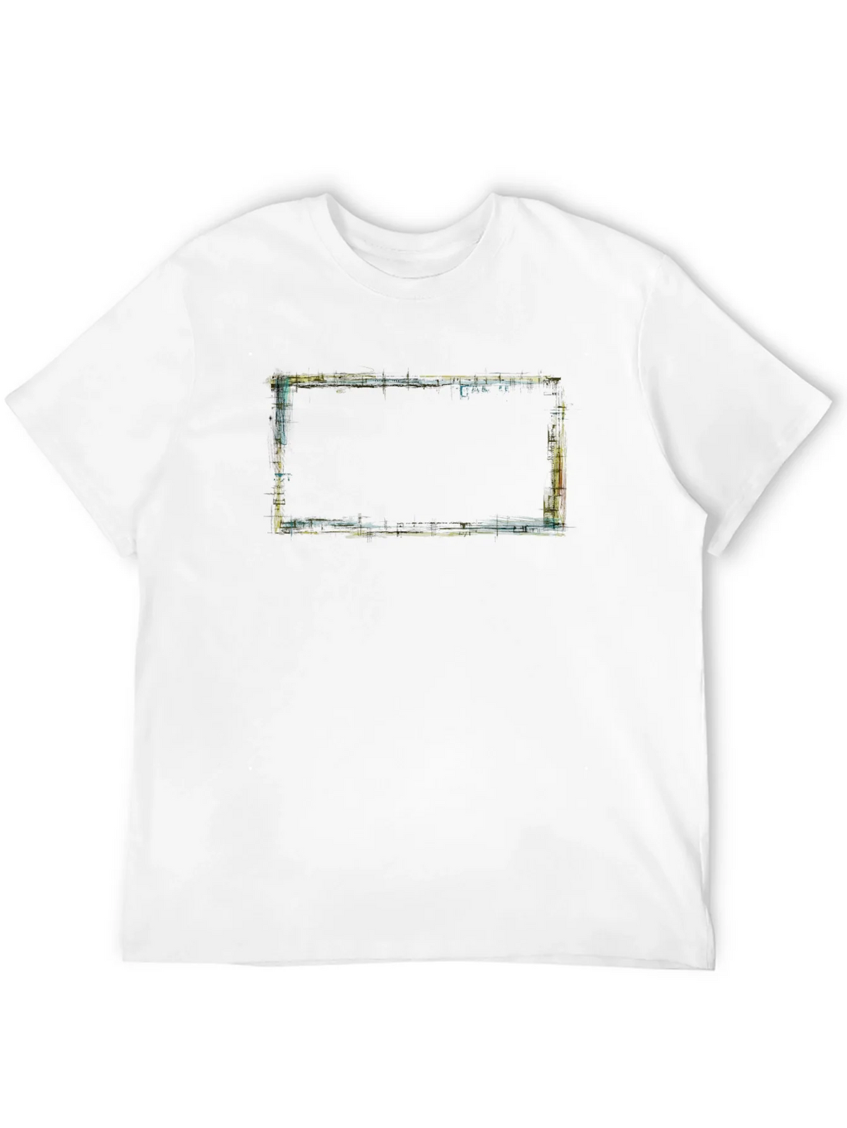 Abstract Framed Graphic Tee - Modern Artistic Design product image 10