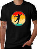 Retro Handball Player T-Shirt product image 1