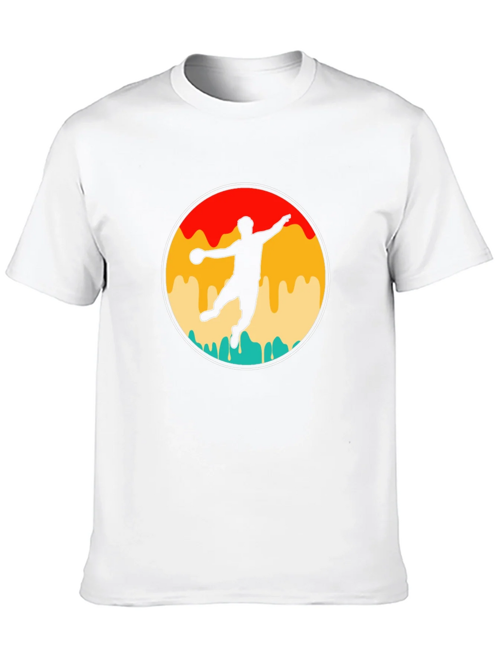 Retro Handball Player T-Shirt product image 8