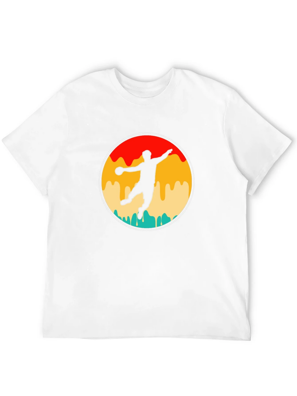 Retro Handball Player T-Shirt product image 10