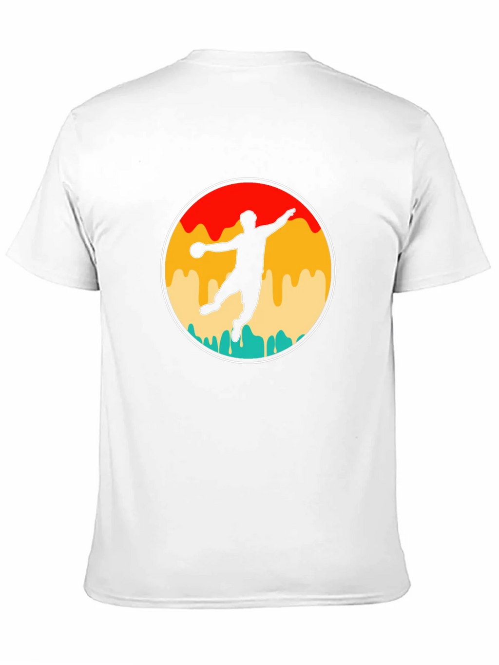 Retro Handball Player T-Shirt product image 9