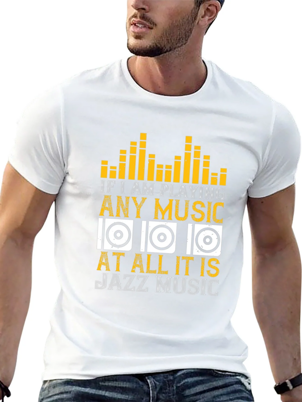 Jazz Music Lover T-Shirt - If I am Playing Any product image 9