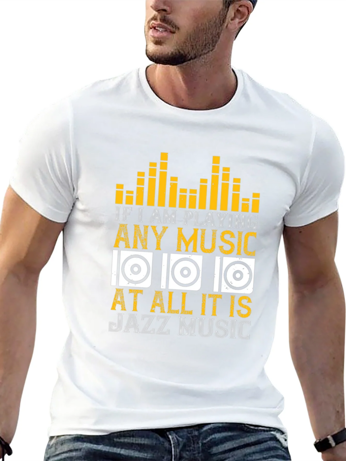 Jazz Music Lover T-Shirt - If I am Playing Any product image 9