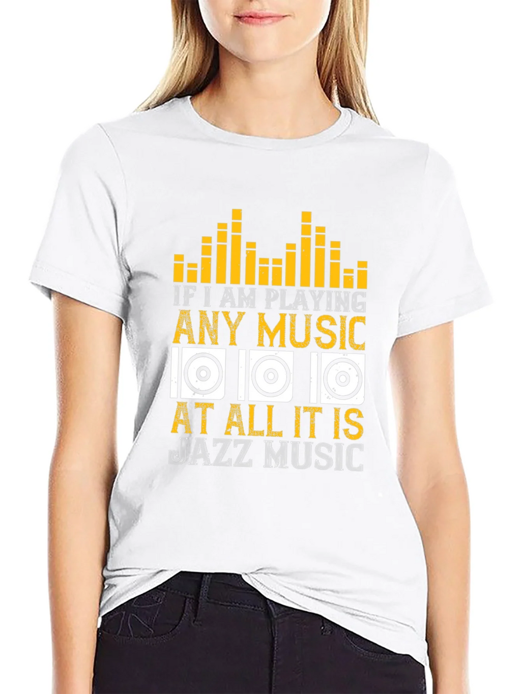 Jazz Music Lover T-Shirt - If I am Playing Any product image 6