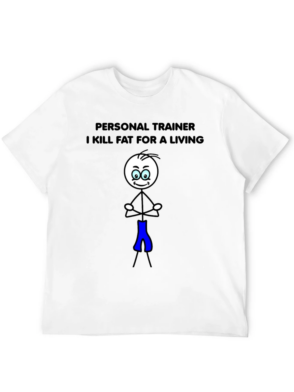 Personal Trainer Stick Figure Graphic T-Shirt product image 11