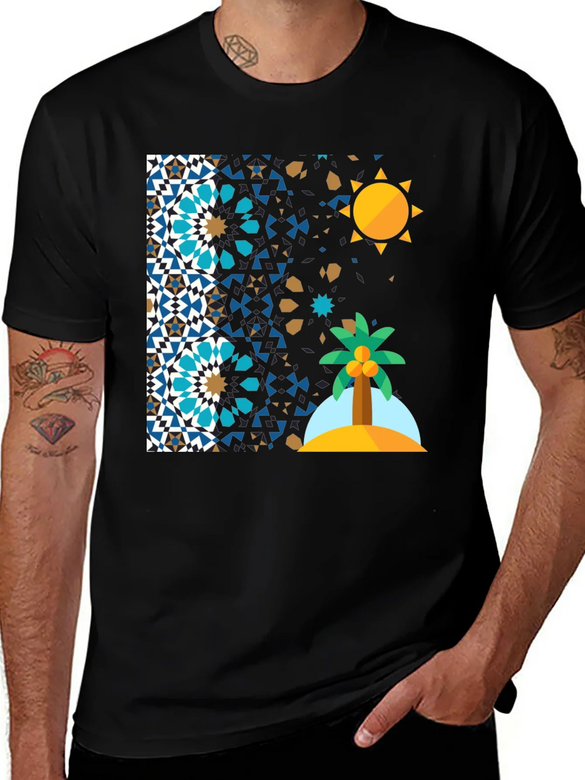 Geometric Desert Island T-Shirt product image 1