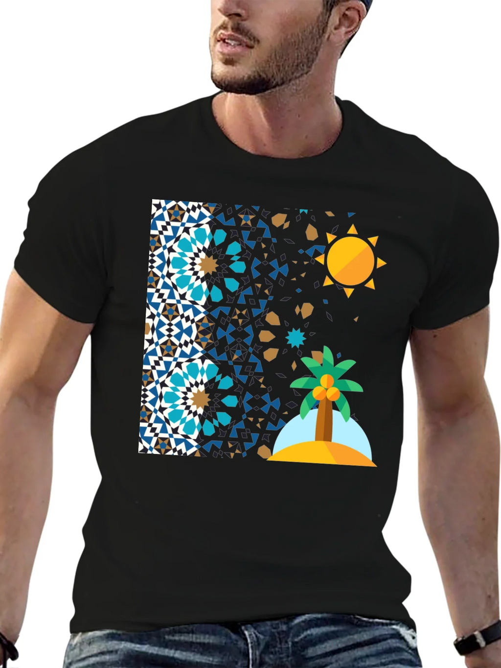 Geometric Desert Island T-Shirt product image 6