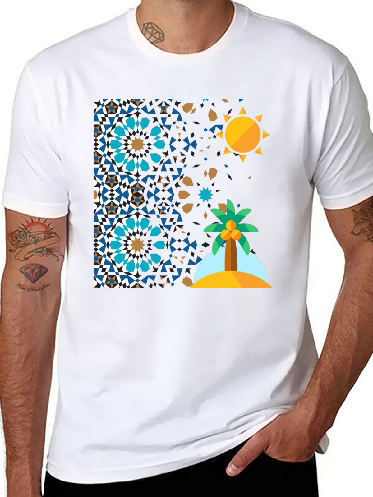 Geometric Desert Island T-Shirt product image 7