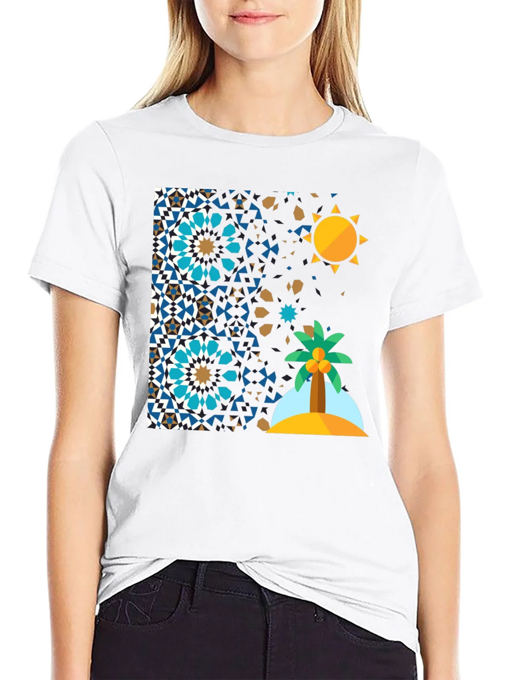 Geometric Desert Island T-Shirt product image 8