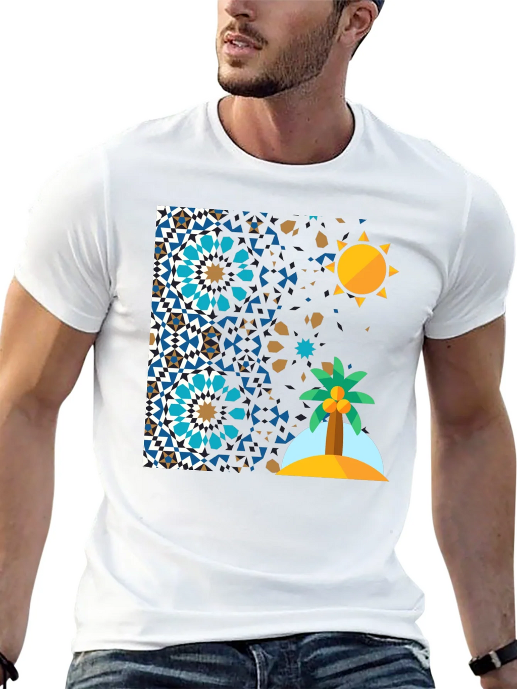 Geometric Desert Island T-Shirt product image 12