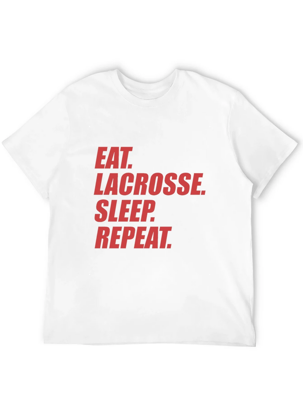 Eat Lacrosse Sleep Repeat Black Graphic Tee product image 11