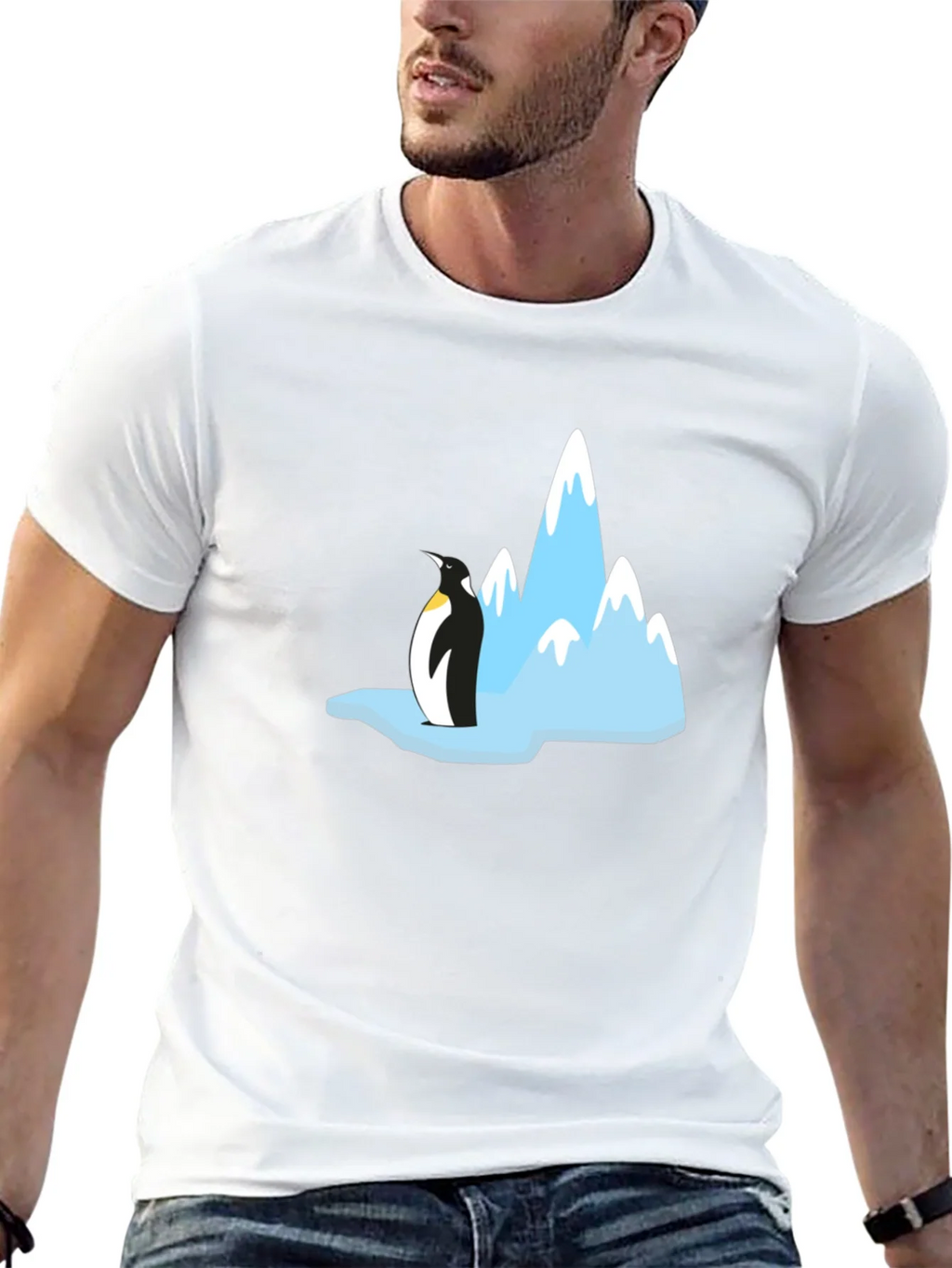 Penguin & Mountain Graphic Tee - Black product image 12