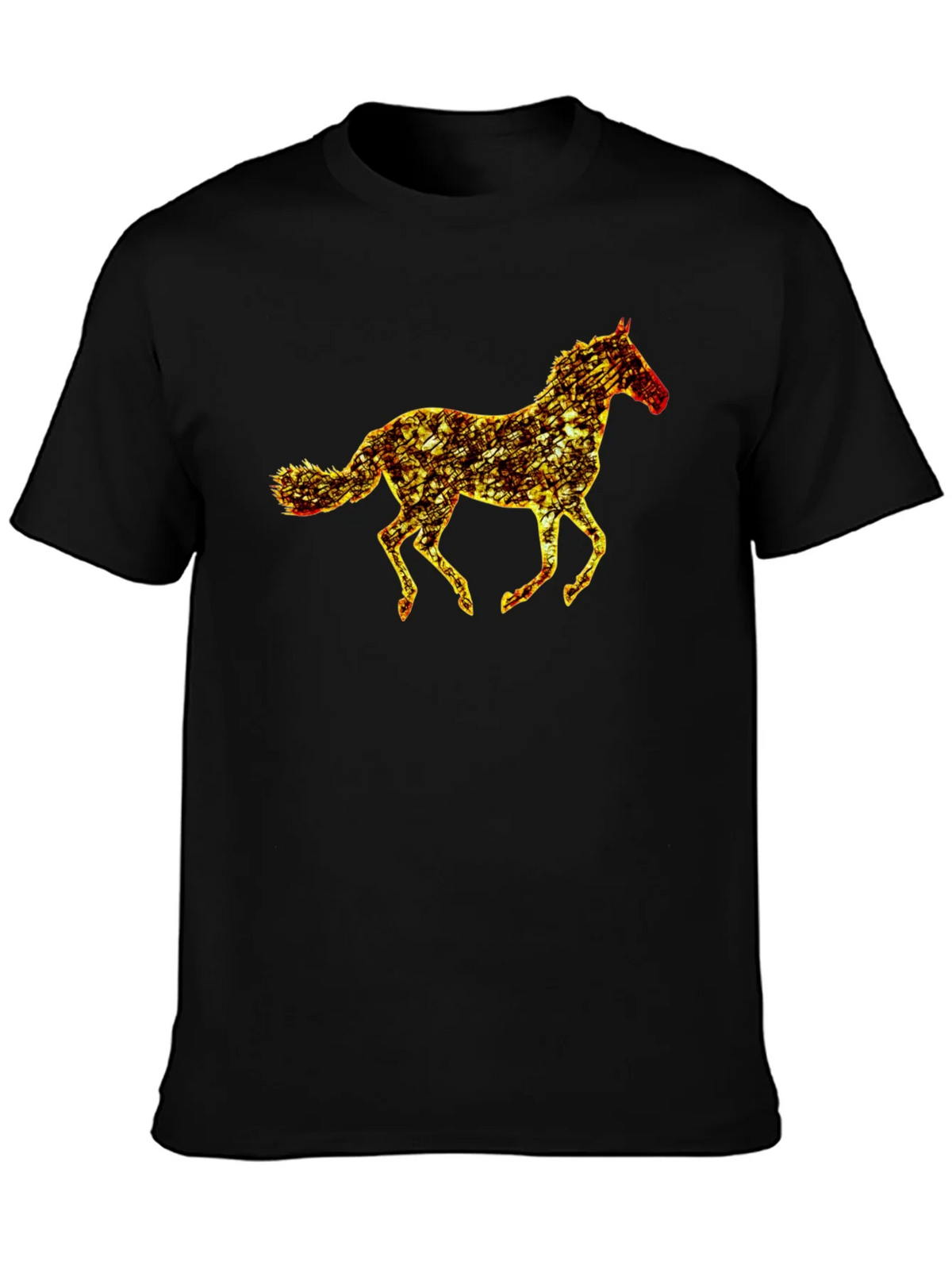 Black Horse Graphic Tee - Mens Casual T-Shirt product image 3