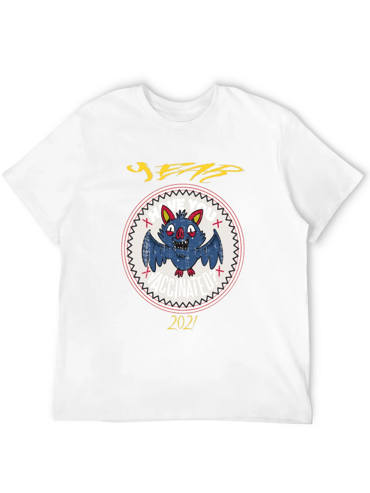 Vaccinated Bat 2021 Graphic Tee product image 11