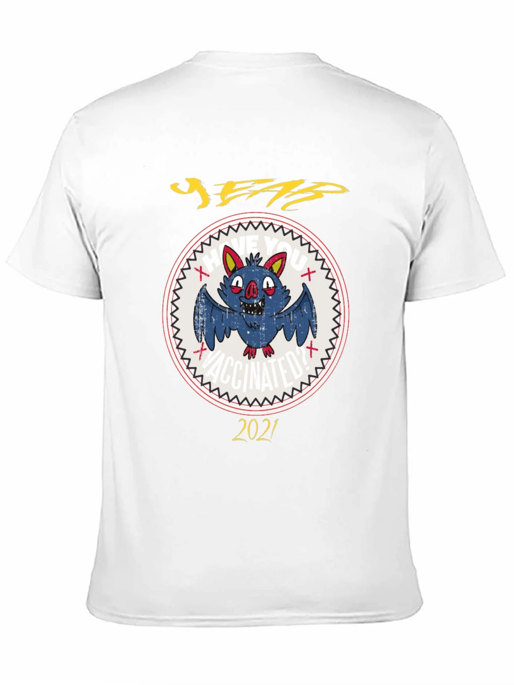 Vaccinated Bat 2021 Graphic Tee product image 10