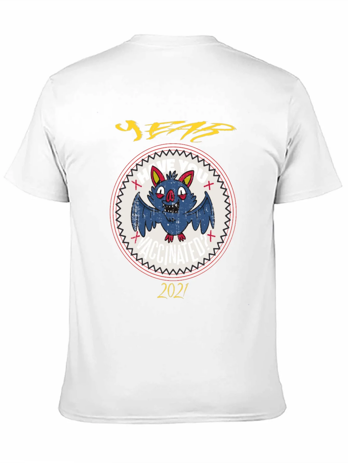 Vaccinated Bat 2021 Graphic Tee product image 10