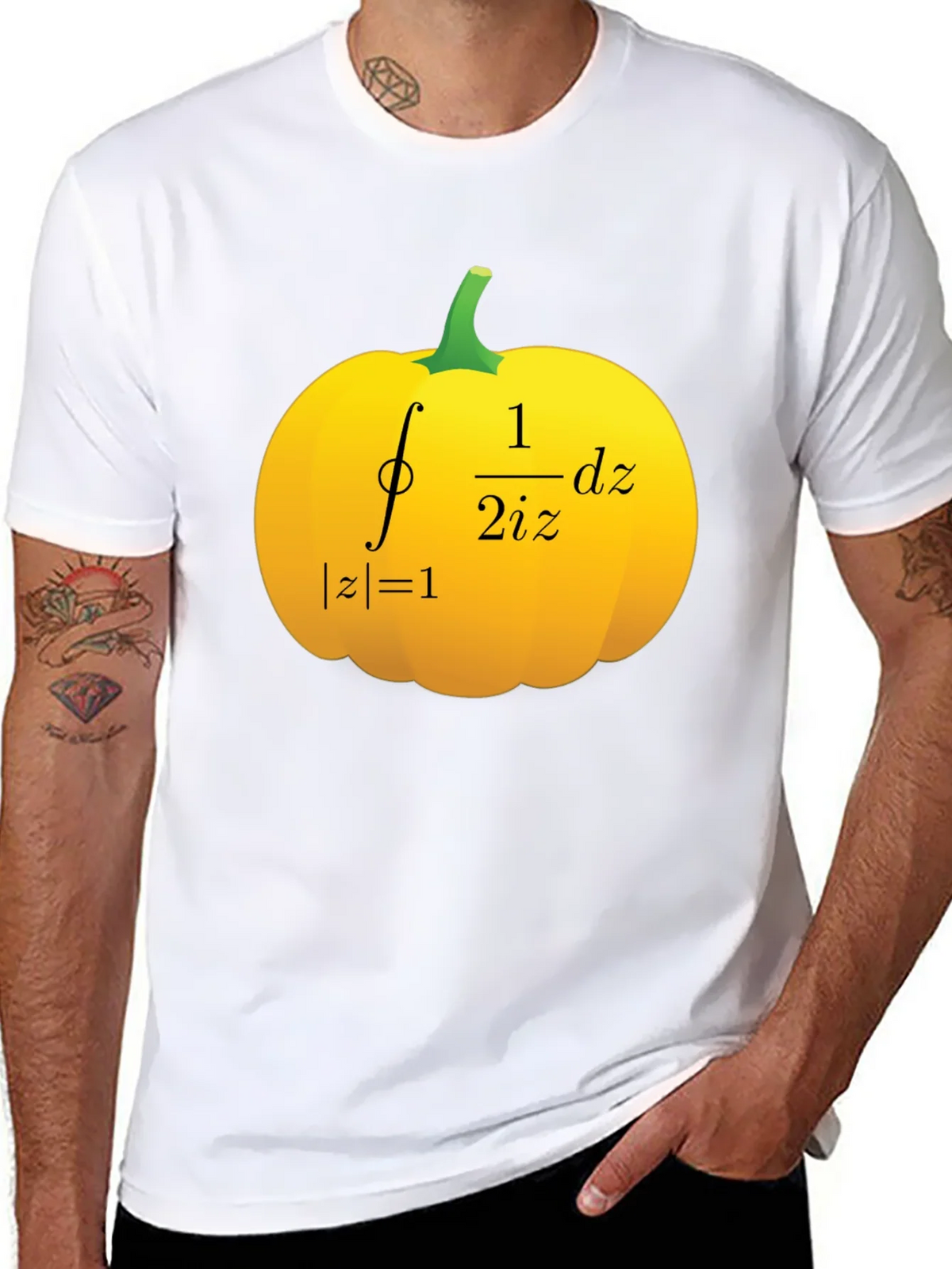Pumpkin Math T-Shirt: Cauchys Integral Formula product image 5