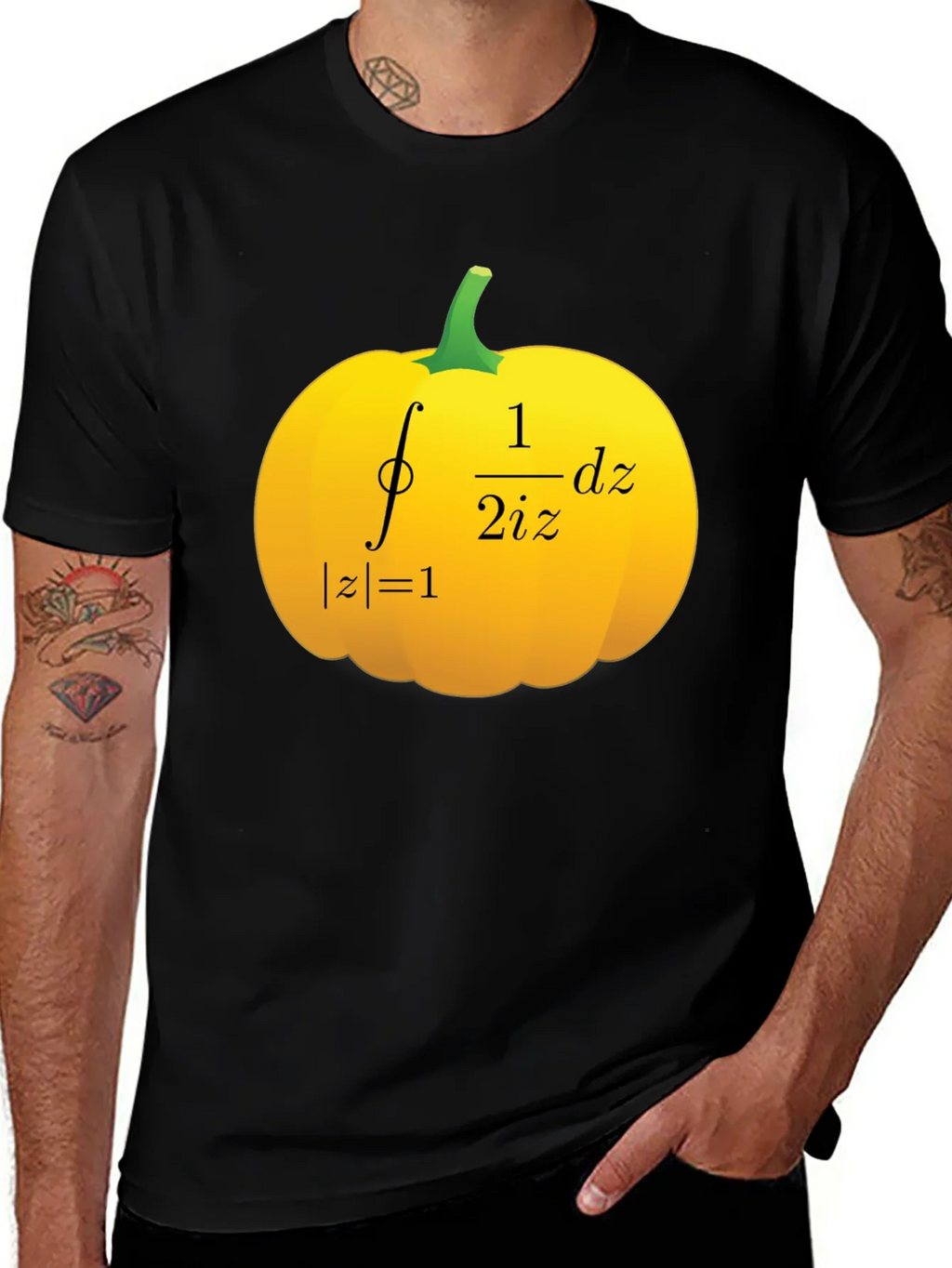 Pumpkin Math T-Shirt: Cauchys Integral Formula product image 1