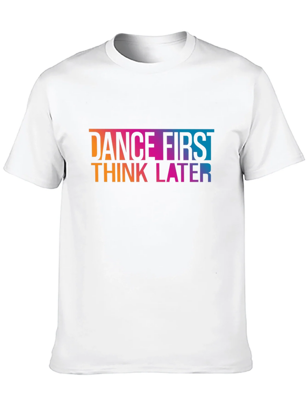 Dance First Think Later Graphic Tee - Black Cotton T-Shirt product image 7