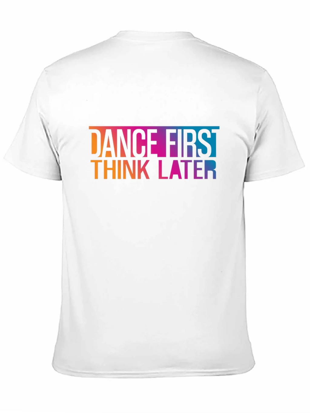 Dance First Think Later Graphic Tee - Black Cotton T-Shirt product image 8