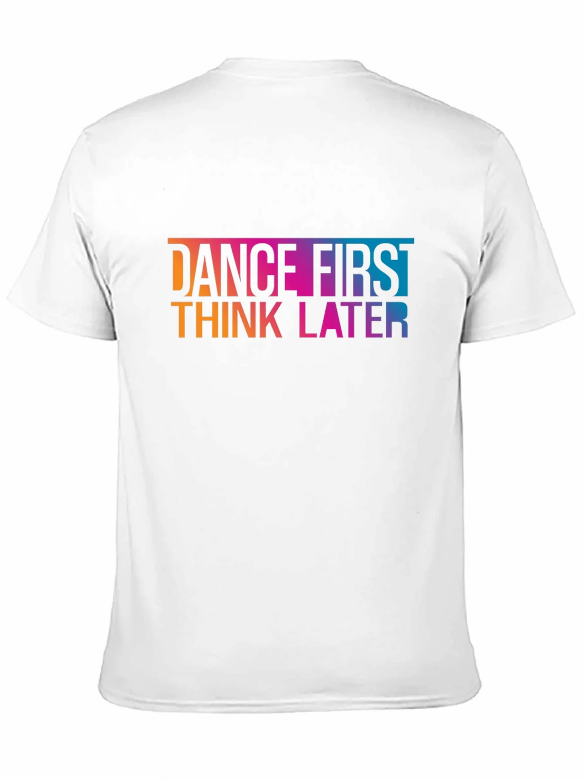 Dance First Think Later Graphic Tee - Black Cotton T-Shirt product image 8