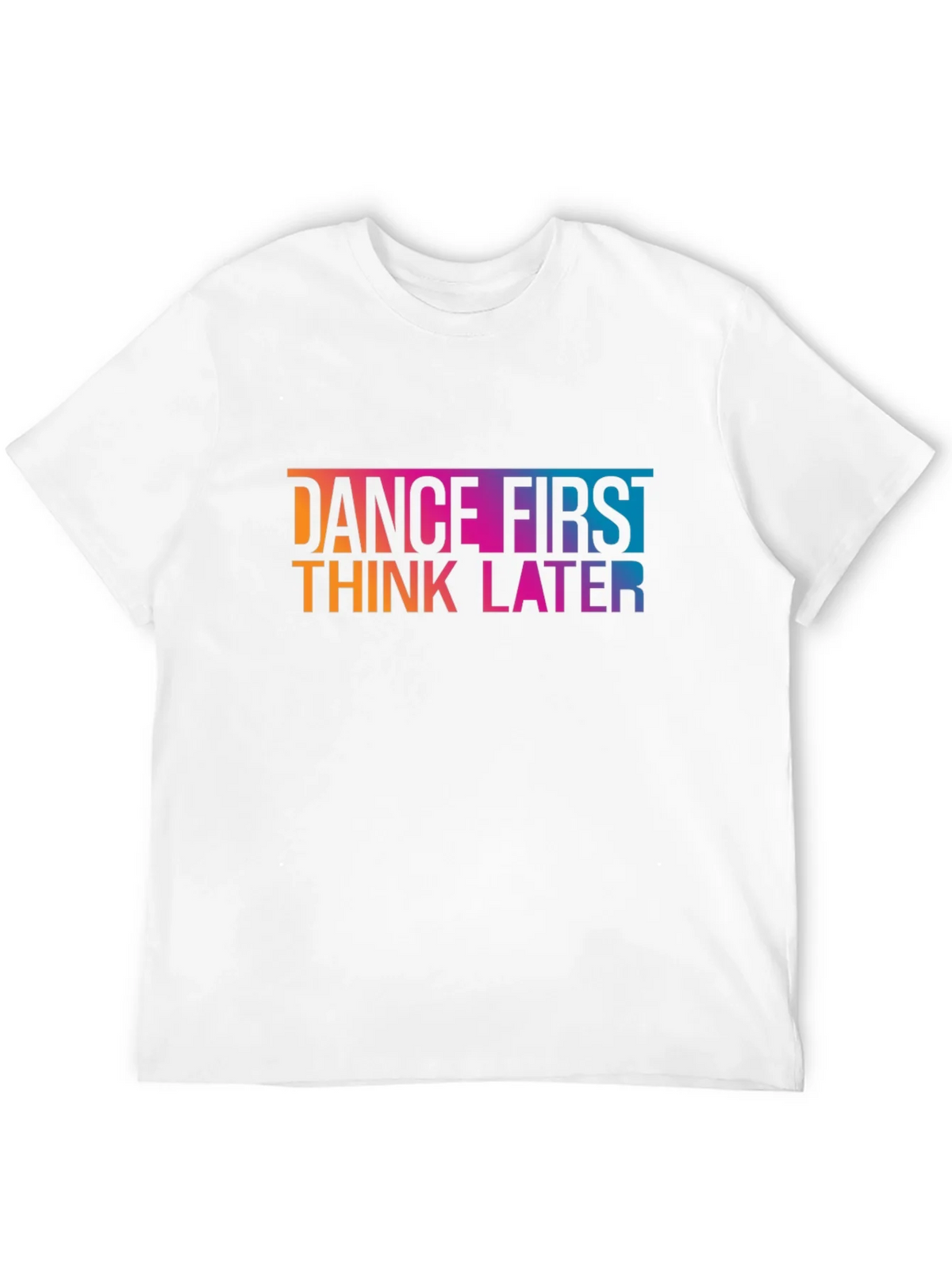 Dance First Think Later Graphic Tee - Black Cotton T-Shirt product image 9